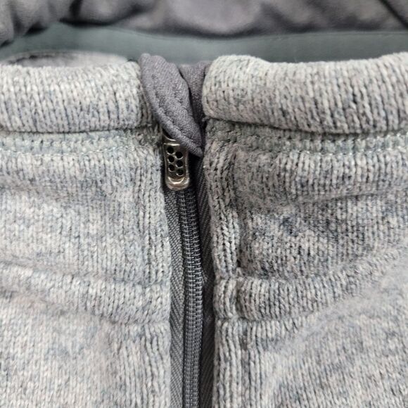 Patagonia Better Sweater Size S Mens Heather Gray 1/2 Zip with Fleece Jacket - Picture 6 of 8